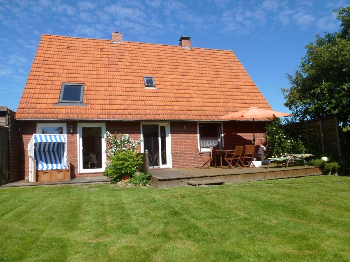 ブットヤーディンゲン Ferienhaus Deichsternヴィラ エクステリア 写真